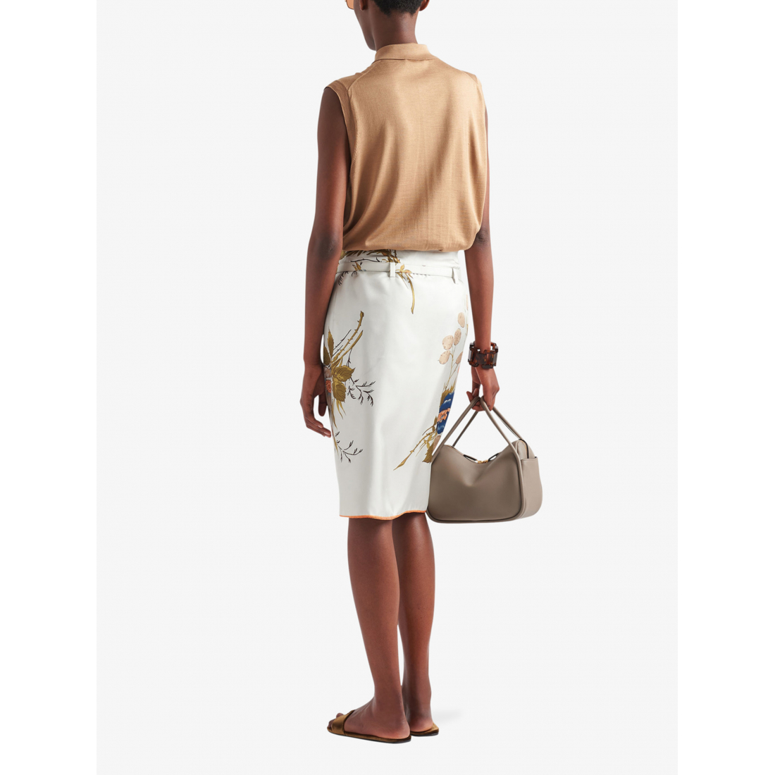 Women's 'Brand-Intarsia Sleeveless' Polo Shirt