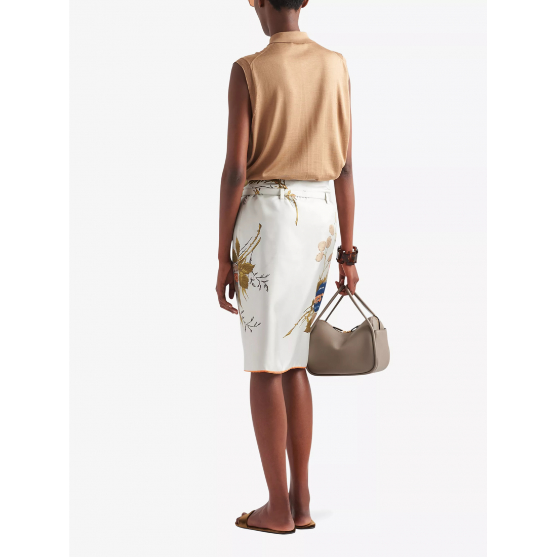 Women's 'Brand-Intarsia Sleeveless' Polo Shirt