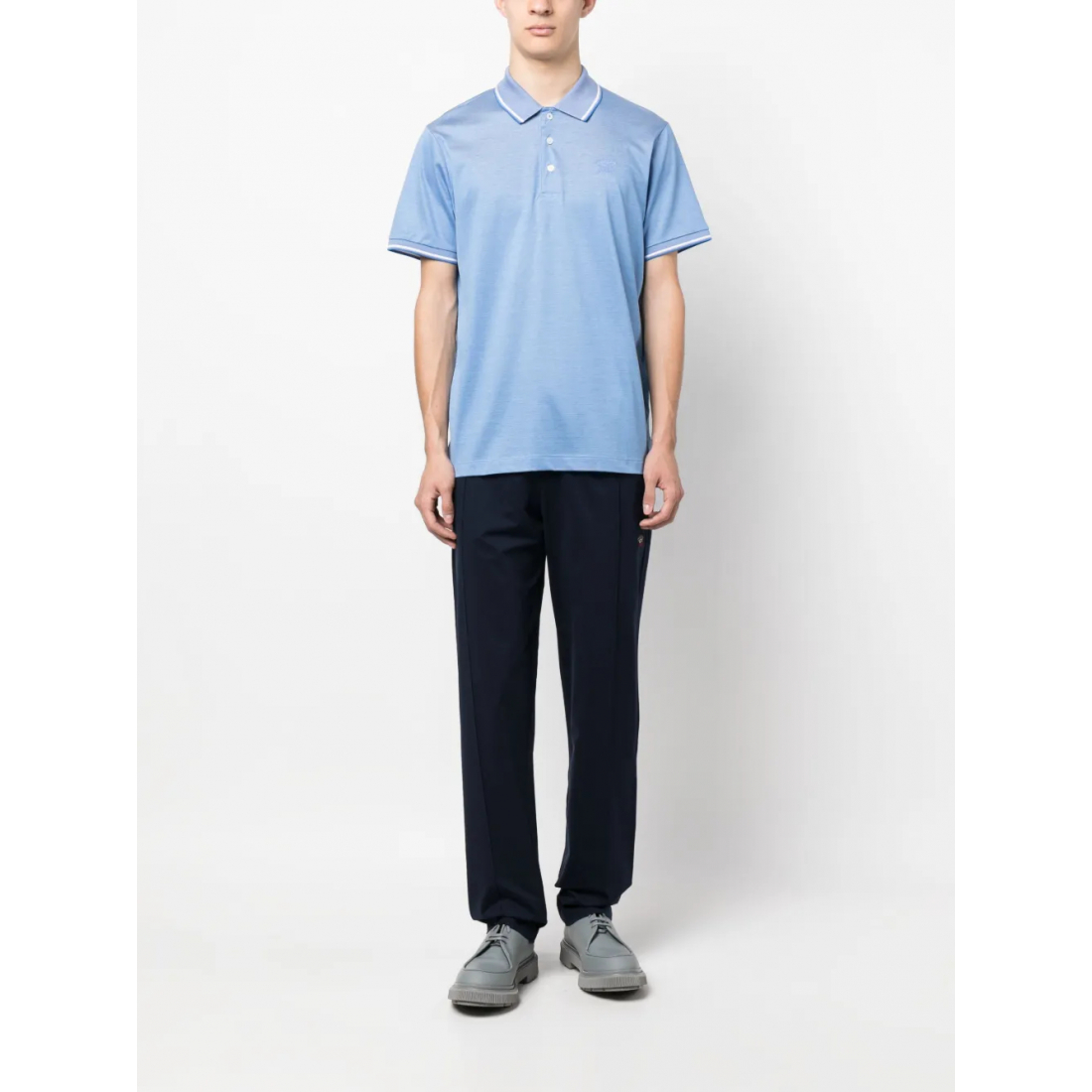 Men's 'Embroidered-Logo' Polo Shirt