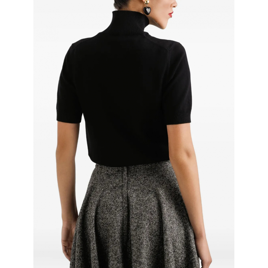 Women's 'Short-Sleeve' Turtleneck Sweater