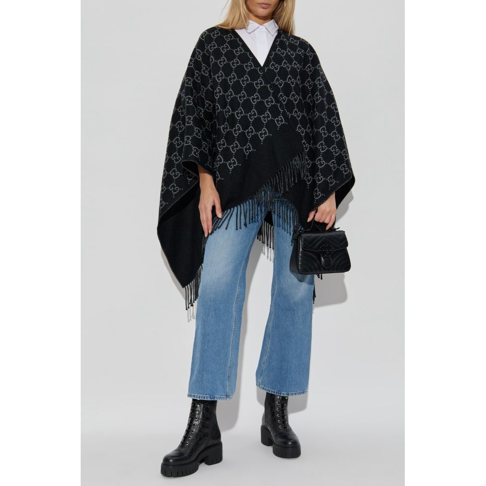 Women's 'GG Pattern' Poncho