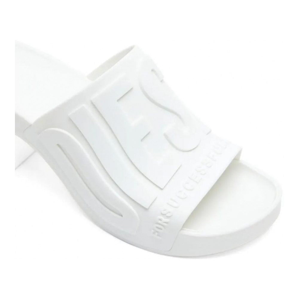 Women's 'Sa-Pamela H Logo-Embossed' Slides