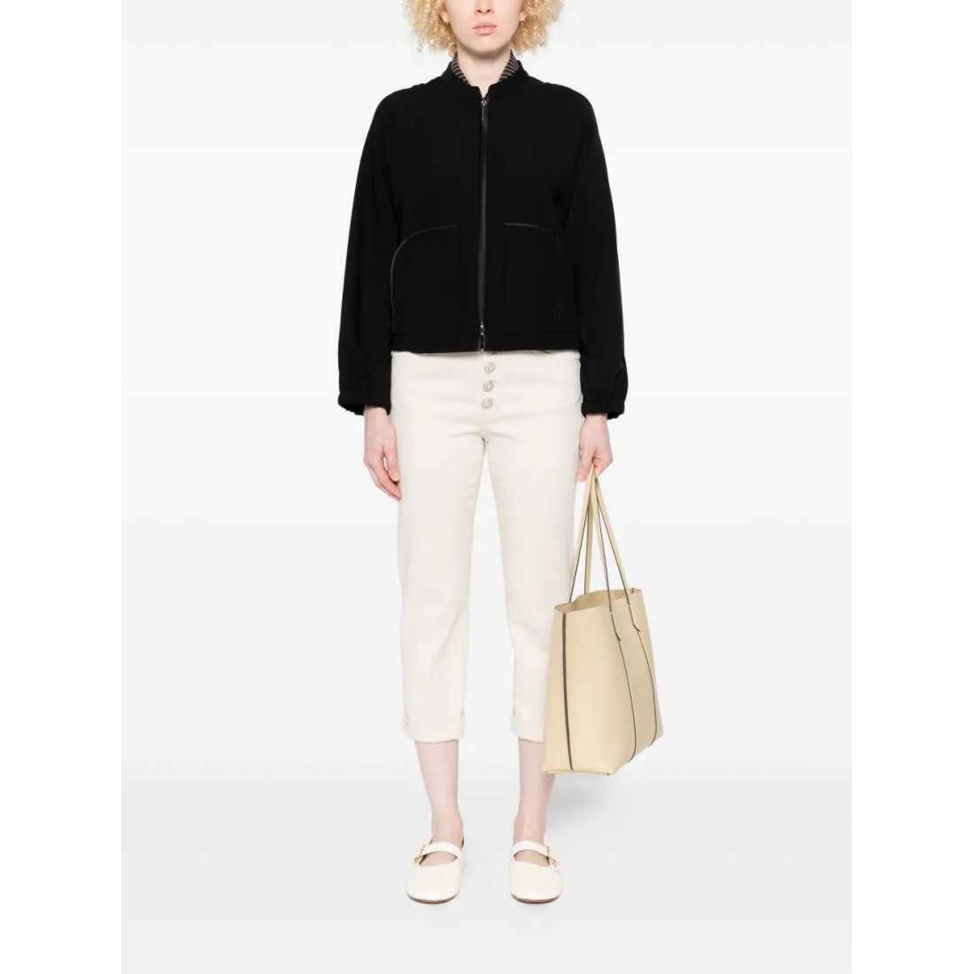 Veste 'Embroidered-Logo' pour Femmes