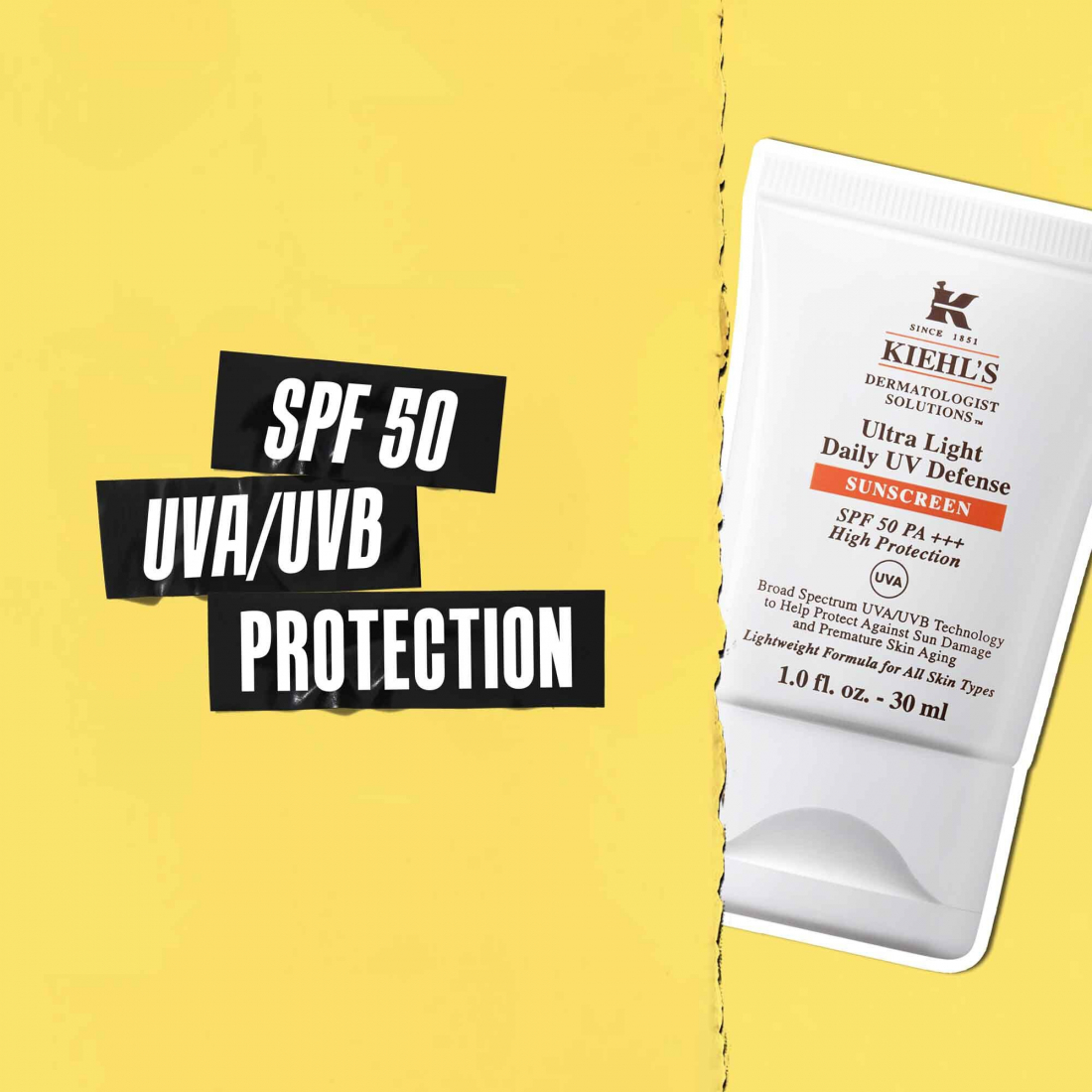 Crème solaire pour le visage 'Ultra Light Daily Uv Defense Spf50 Pa++++' - 60 ml
