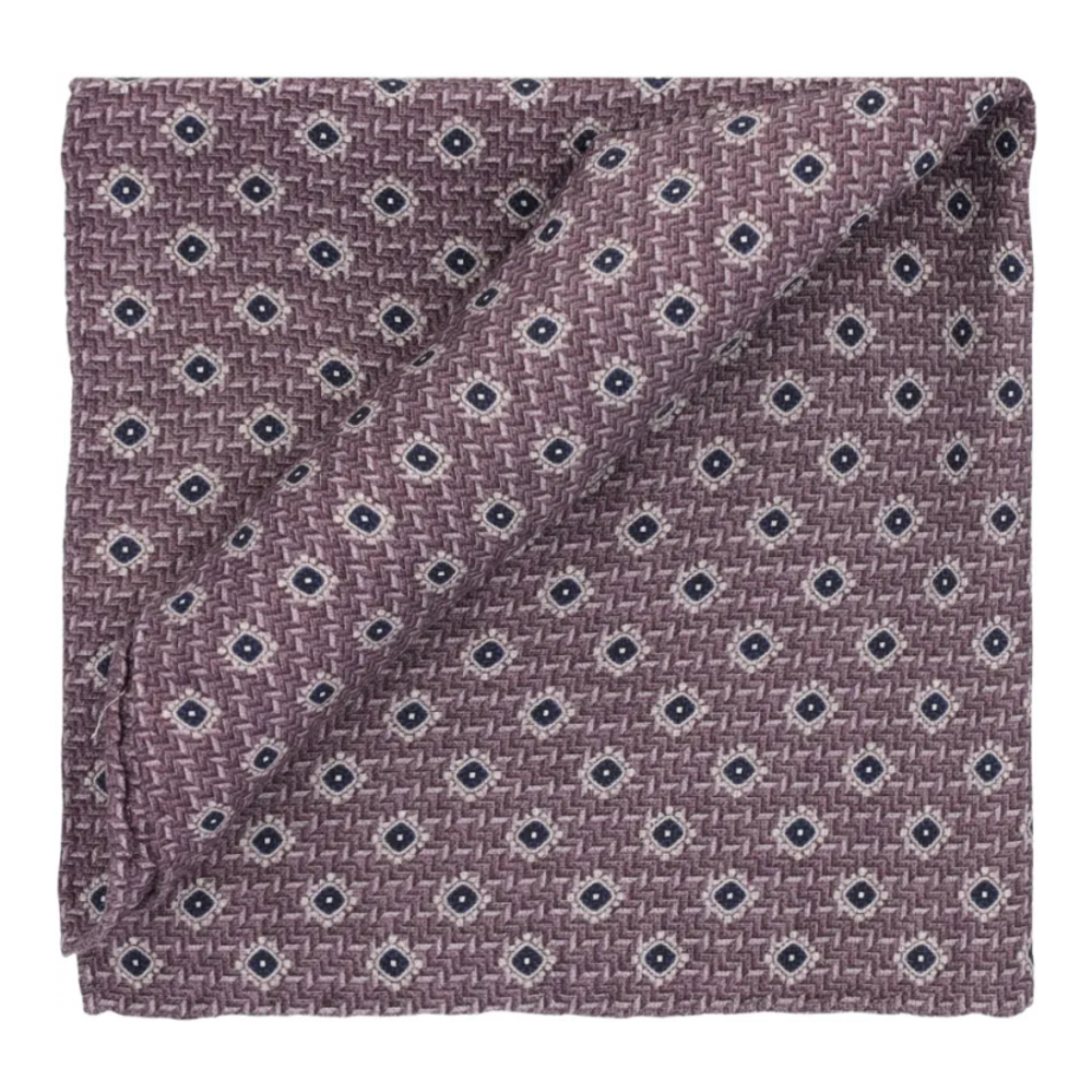 Foulard en soie 'Geometric-Pattern Pocket Square' pour Hommes