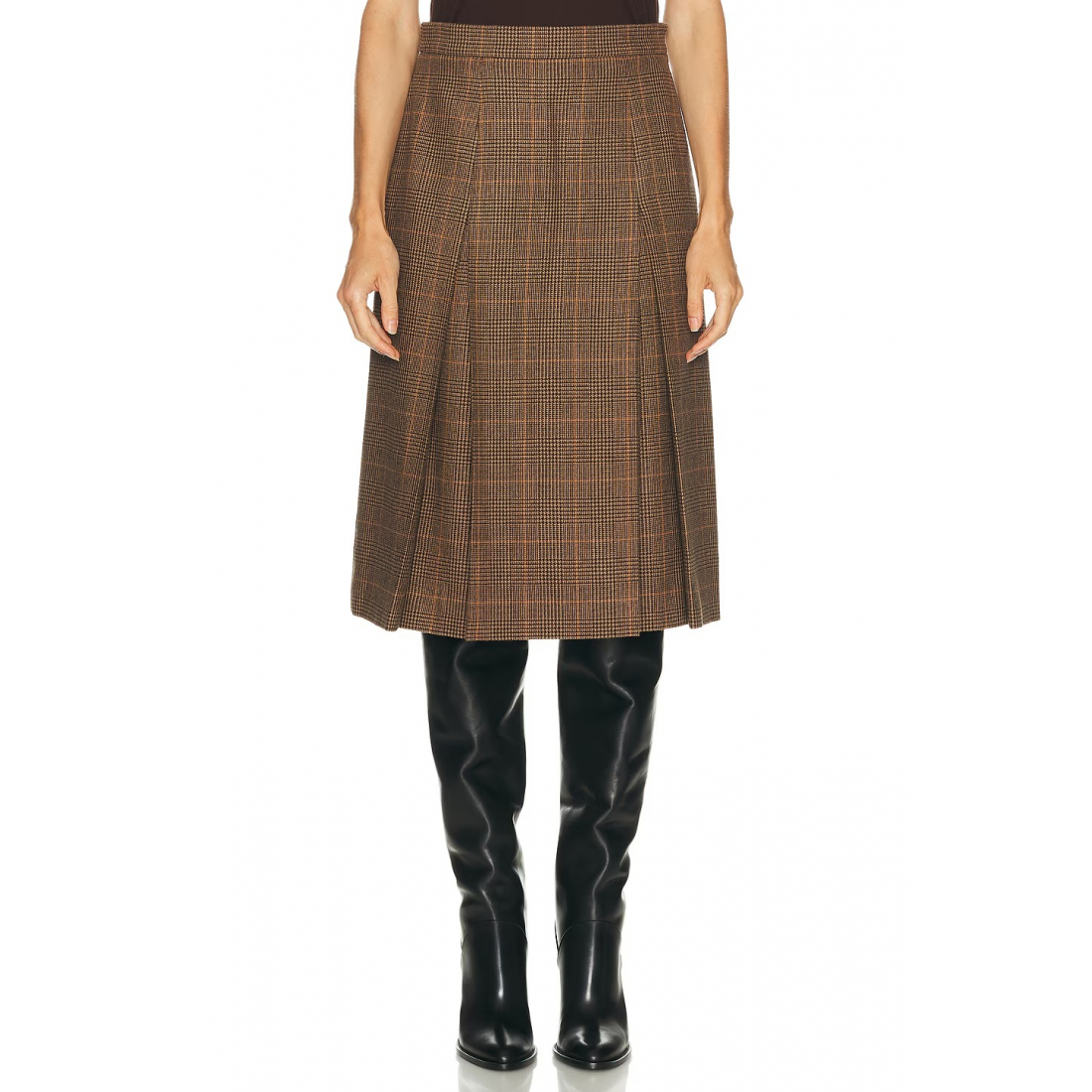 Women's 'Prince Of  Wale' Midi Skirt