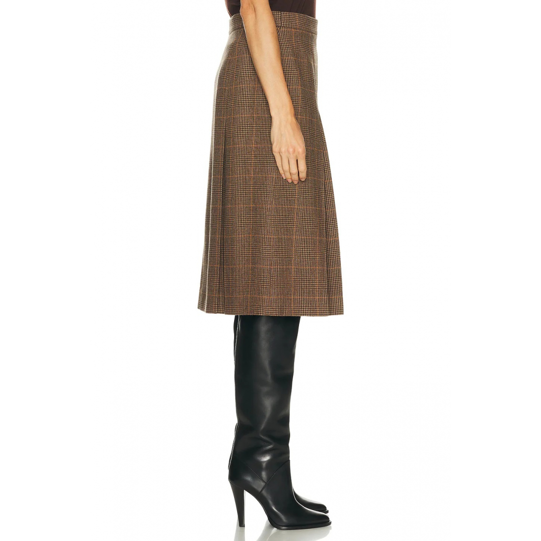 Women's 'Prince Of  Wale' Midi Skirt