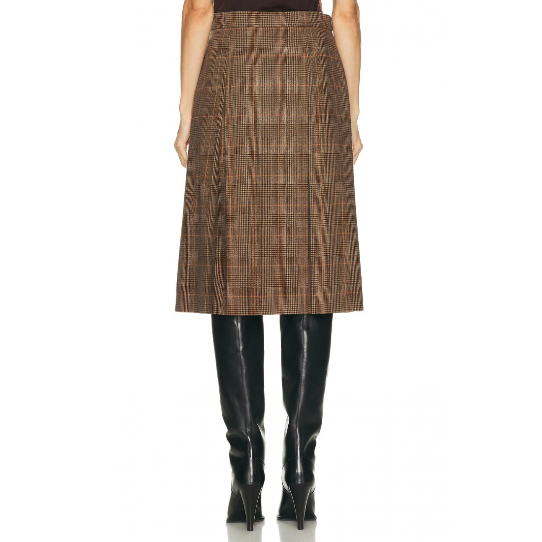 Women's 'Prince Of  Wale' Midi Skirt