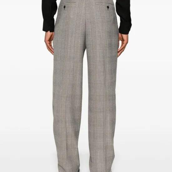 Pantalon 'High-Waisted Prince Of Wales' pour Hommes