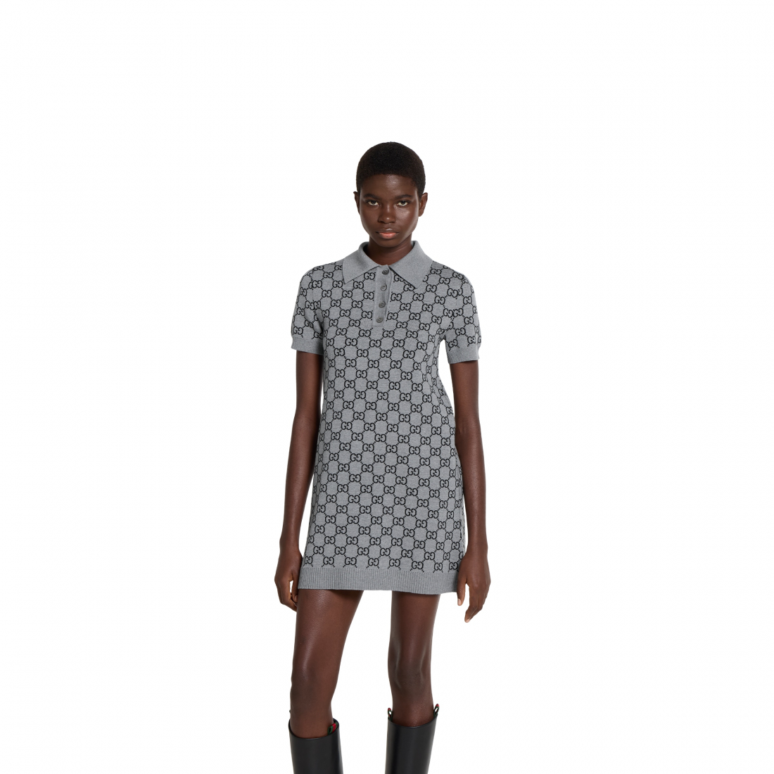 Women's 'Allover GG Patterned' Polo Dress