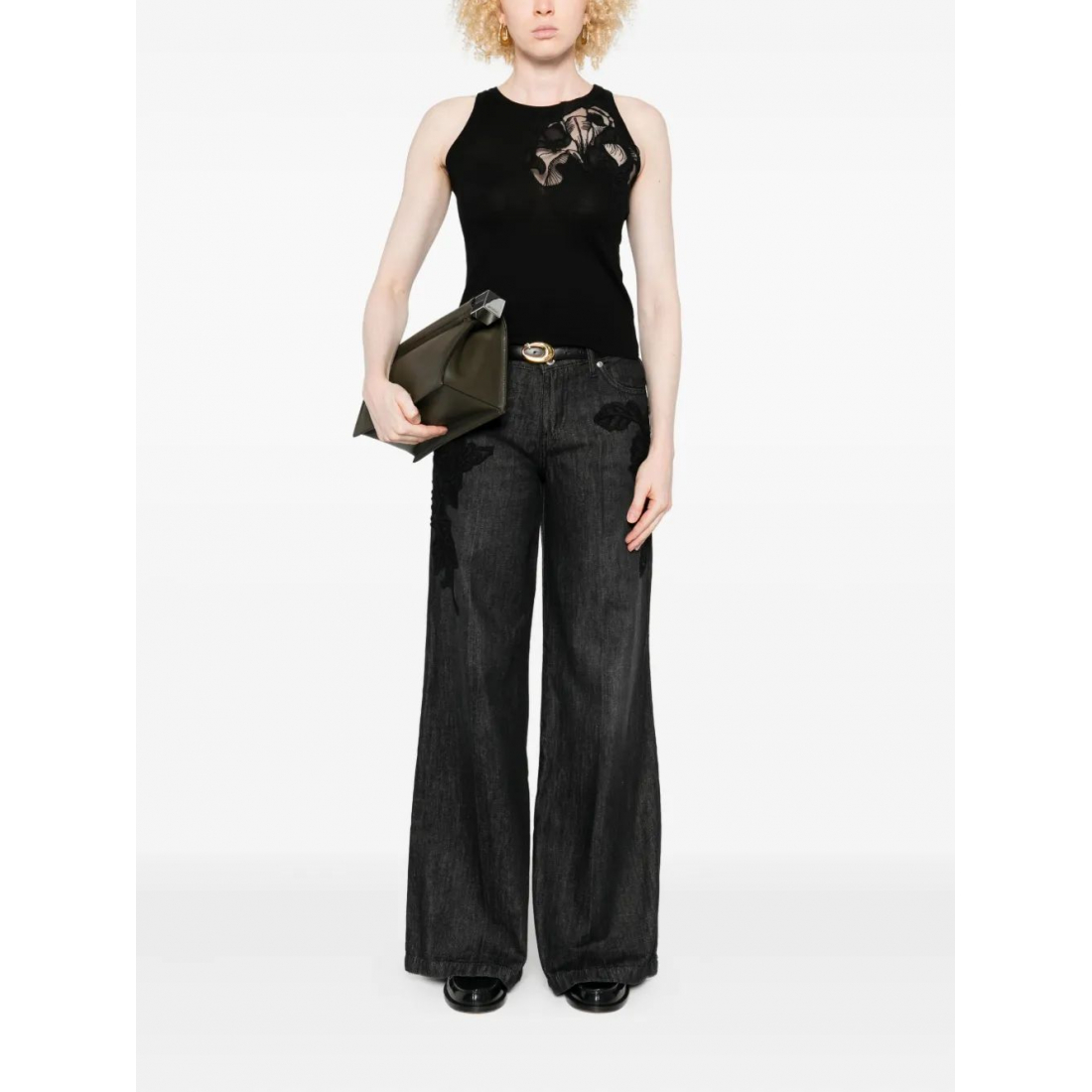 Débardeur 'Floral-Embroidery' pour Femmes