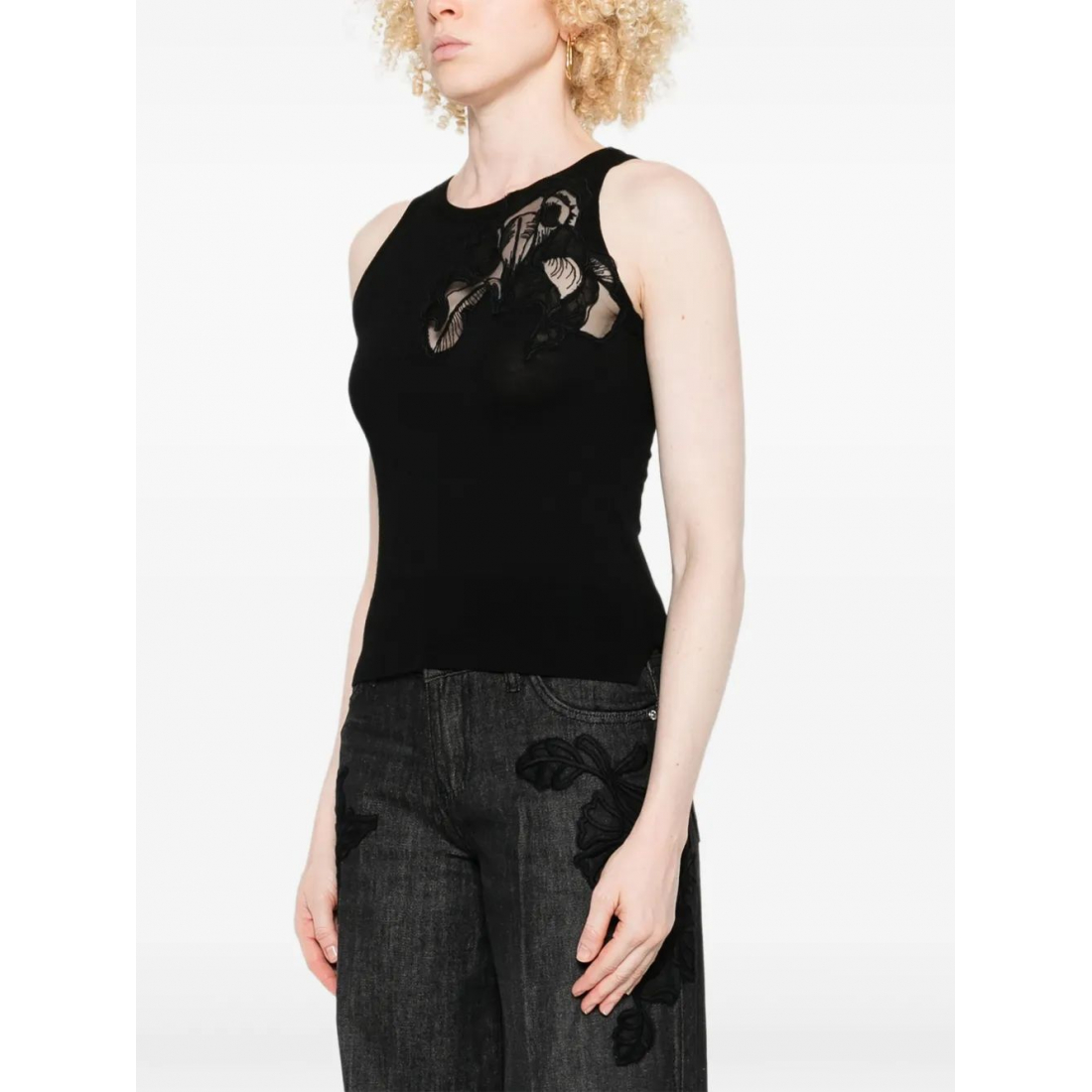 Débardeur 'Floral-Embroidery' pour Femmes