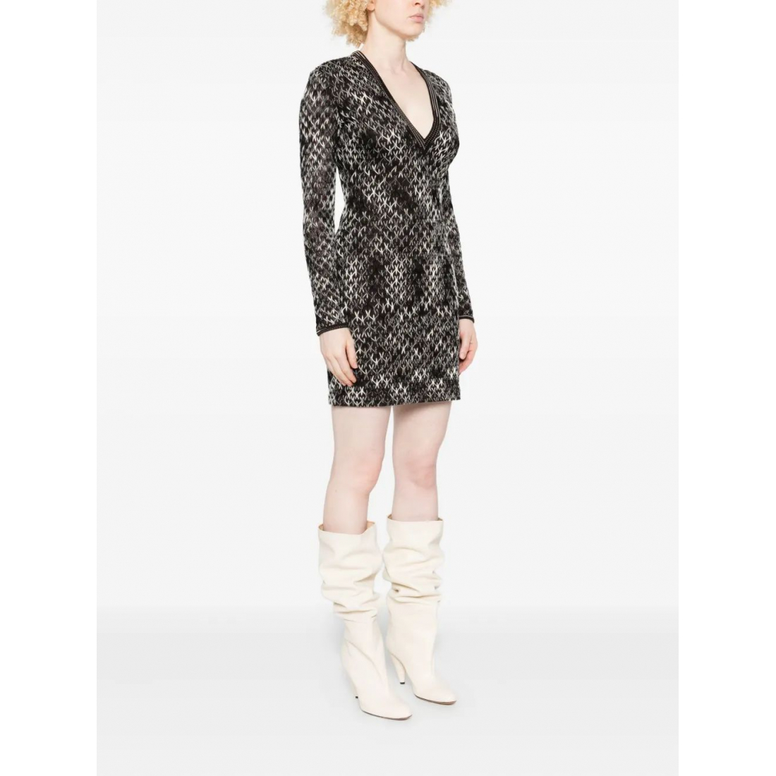 Women's 'Geometric-Pattern' Mini Dress