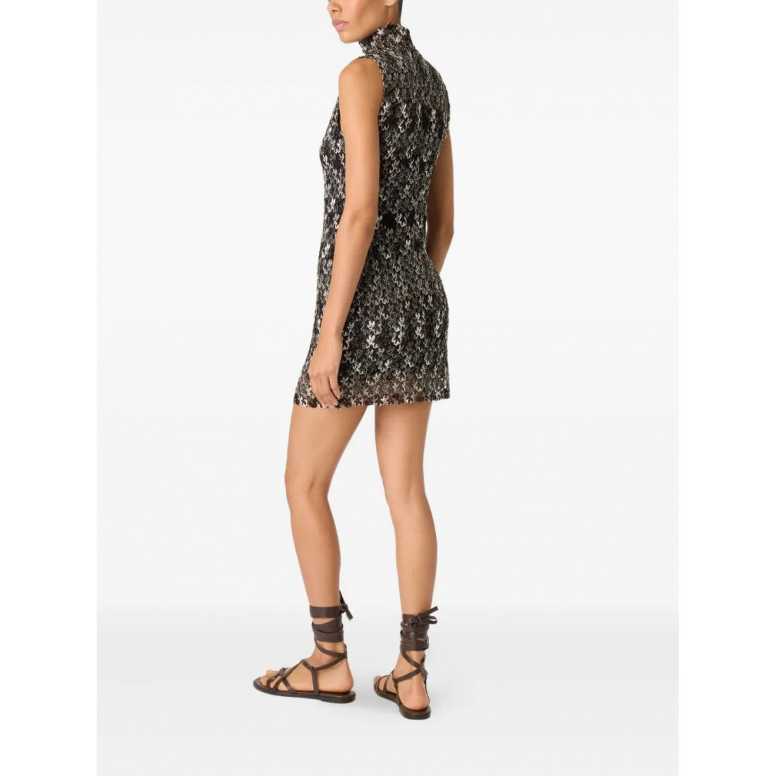 Robe mini 'Floral Scalloped' pour Femmes