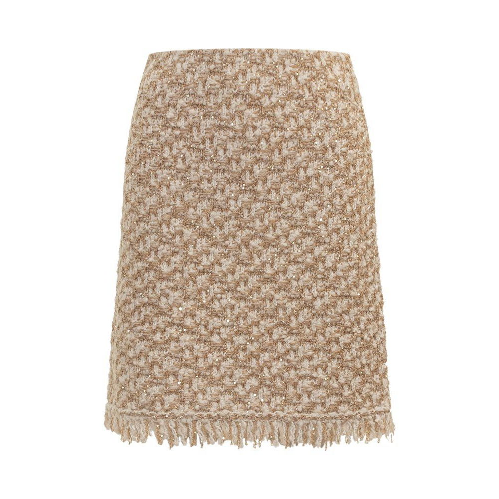 Women's 'Fringed A-Line' Mini Skirt