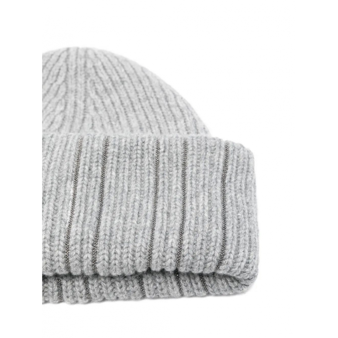 Bonnet 'Ribbed Metallic-Thread' pour Femmes