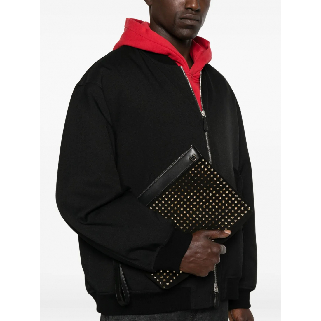 'Studded' Clutch für Herren