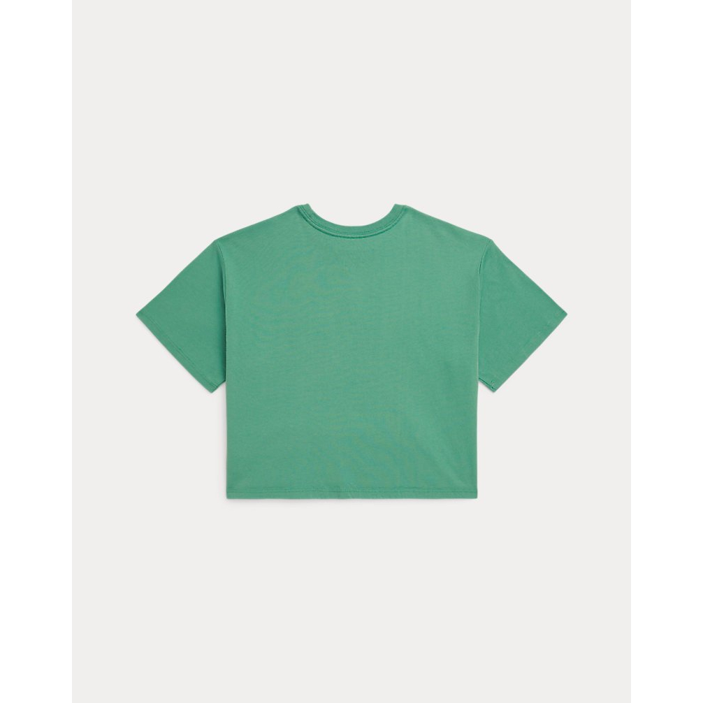 'Big Pony Cotton Jersey Boxy Tee' pour Filles