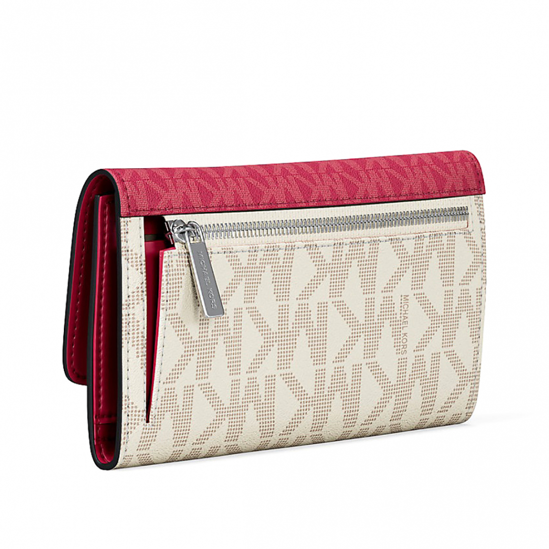 Women's 'Jet Set Travel Signature Logo Tri-Fold' Wallet