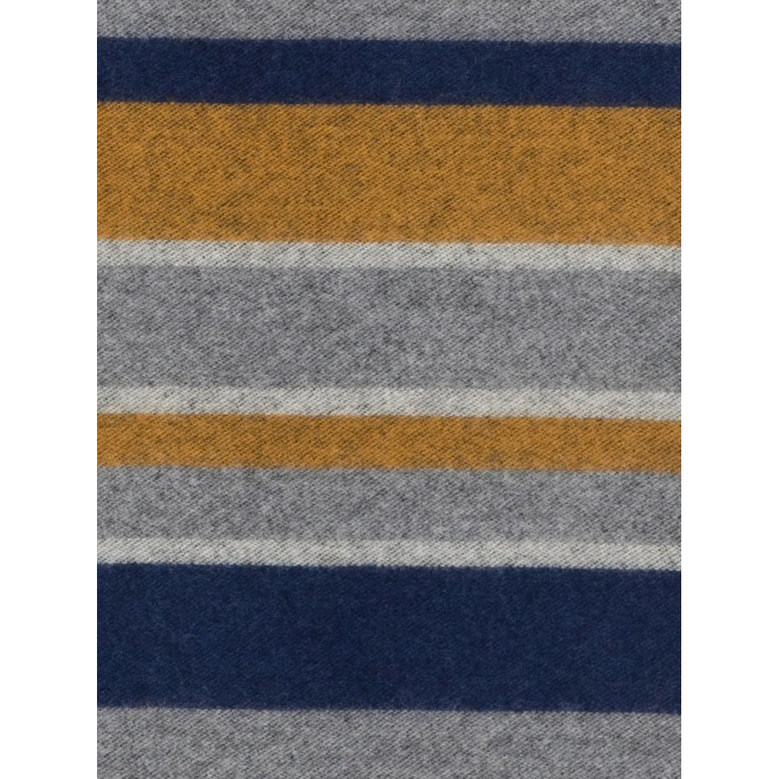 Écharpe en laine 'Striped Fringed' pour Hommes