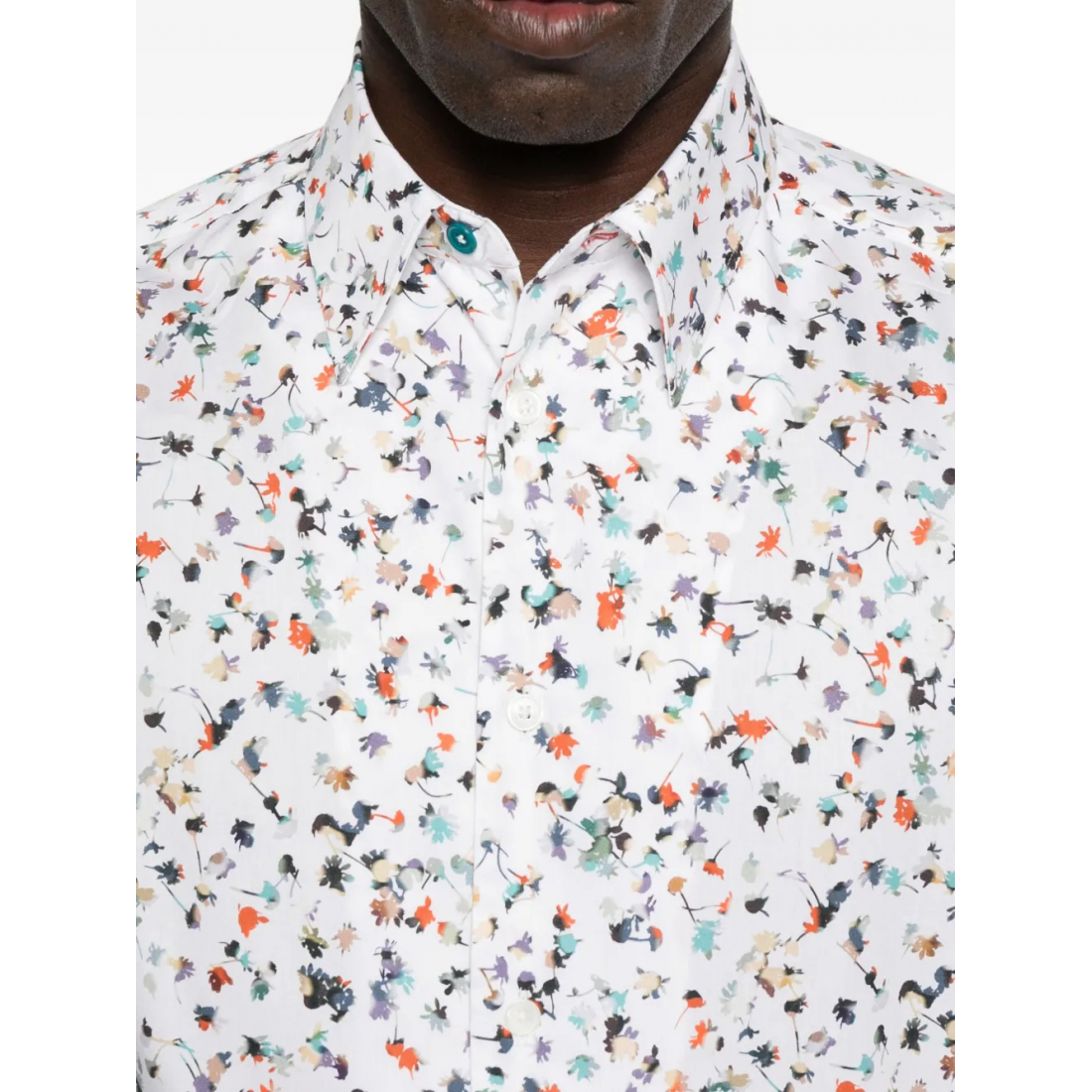 'Floral-Print' Hemd für Herren