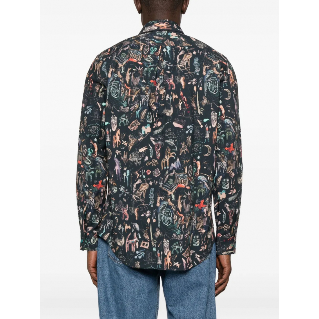 'Animal-Print' Hemd für Herren
