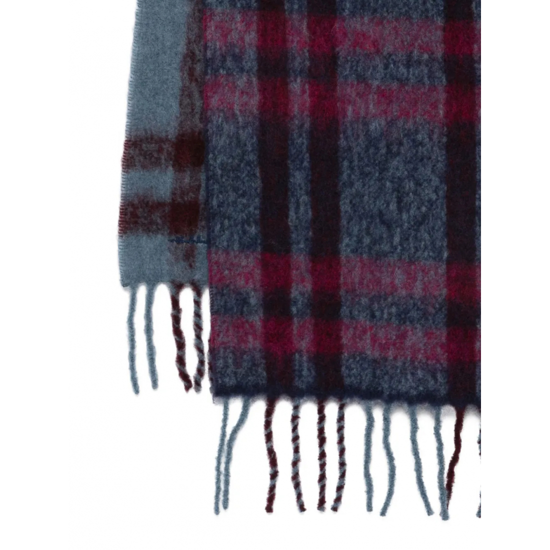Écharpe en laine 'Check' pour Femmes