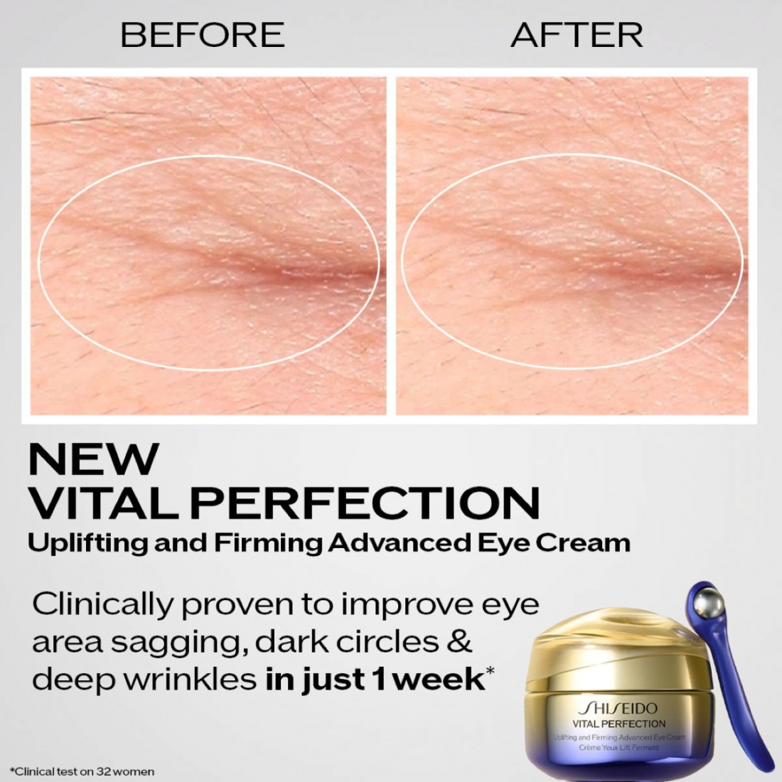 Crème contour des yeux 'Vital Perfection Uplifting & Firming Advanced' - 15 ml