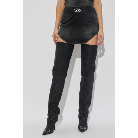 Jupe en Jean 'Zip-Fastening' pour Femmes