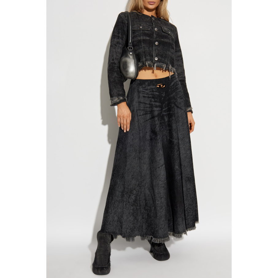 Veste en jeans 'Frayed' pour Femmes