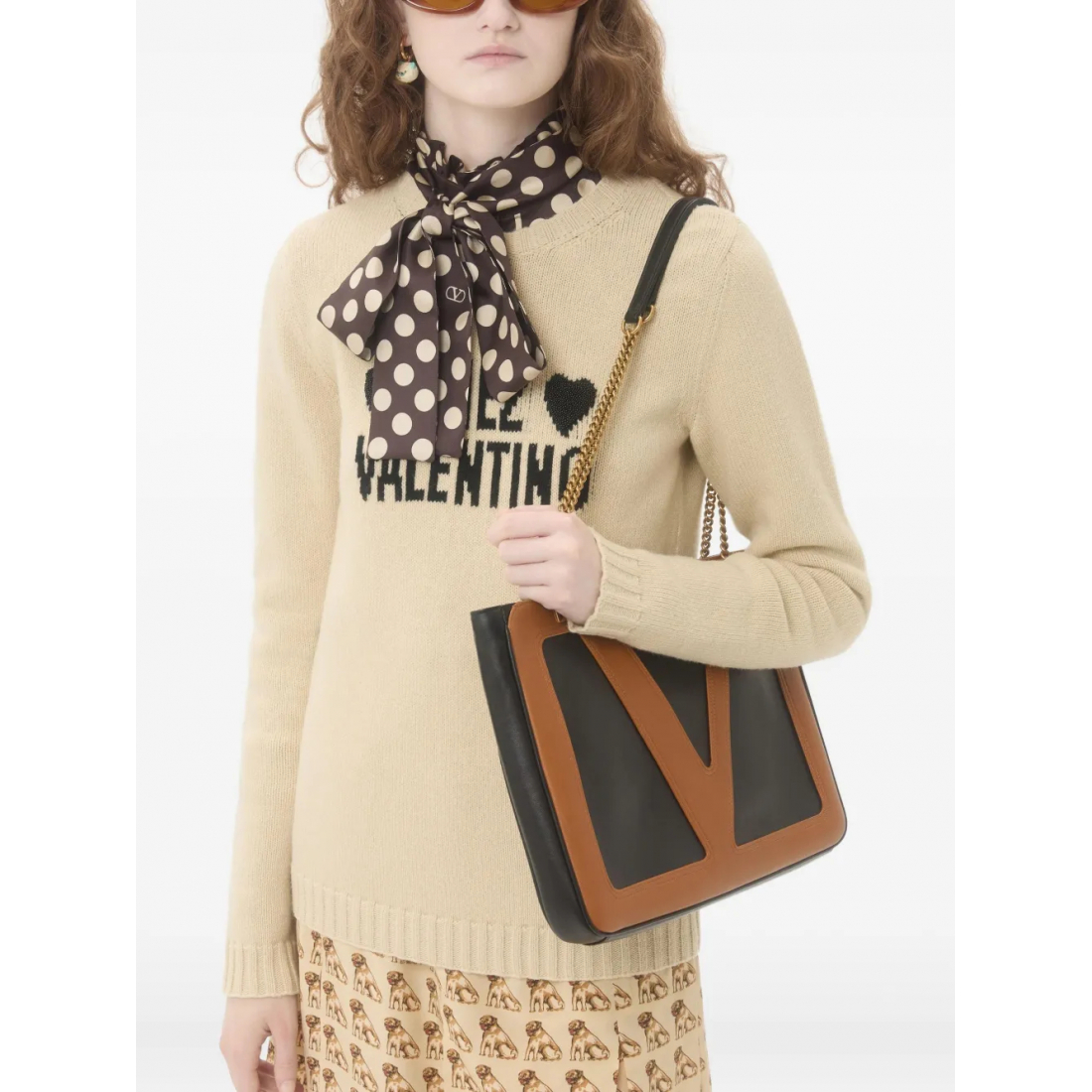 Pull 'Heart-Embellished' pour Femmes