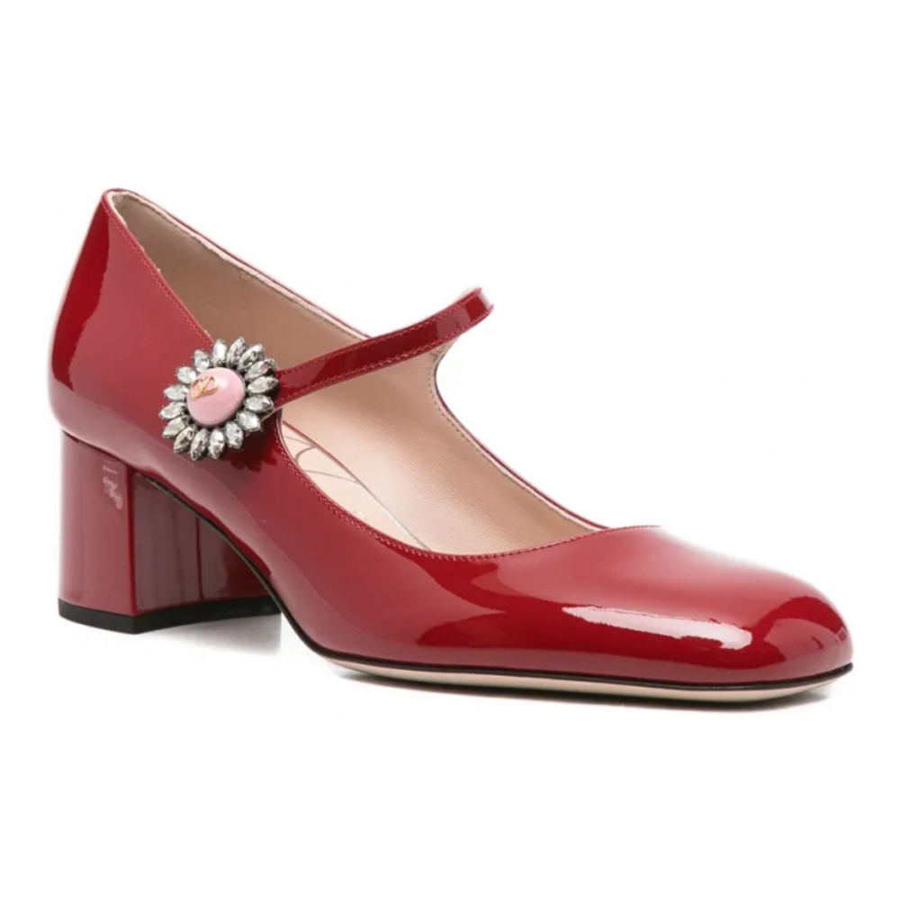 Escarpins 'Crystal-Embellished Block-Heel' pour Femmes