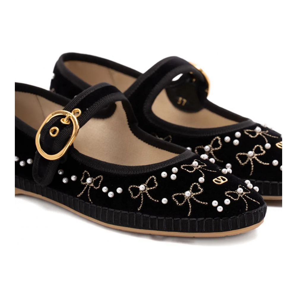 Ballerines 'Vlogo Bow-Embellished' pour Femmes