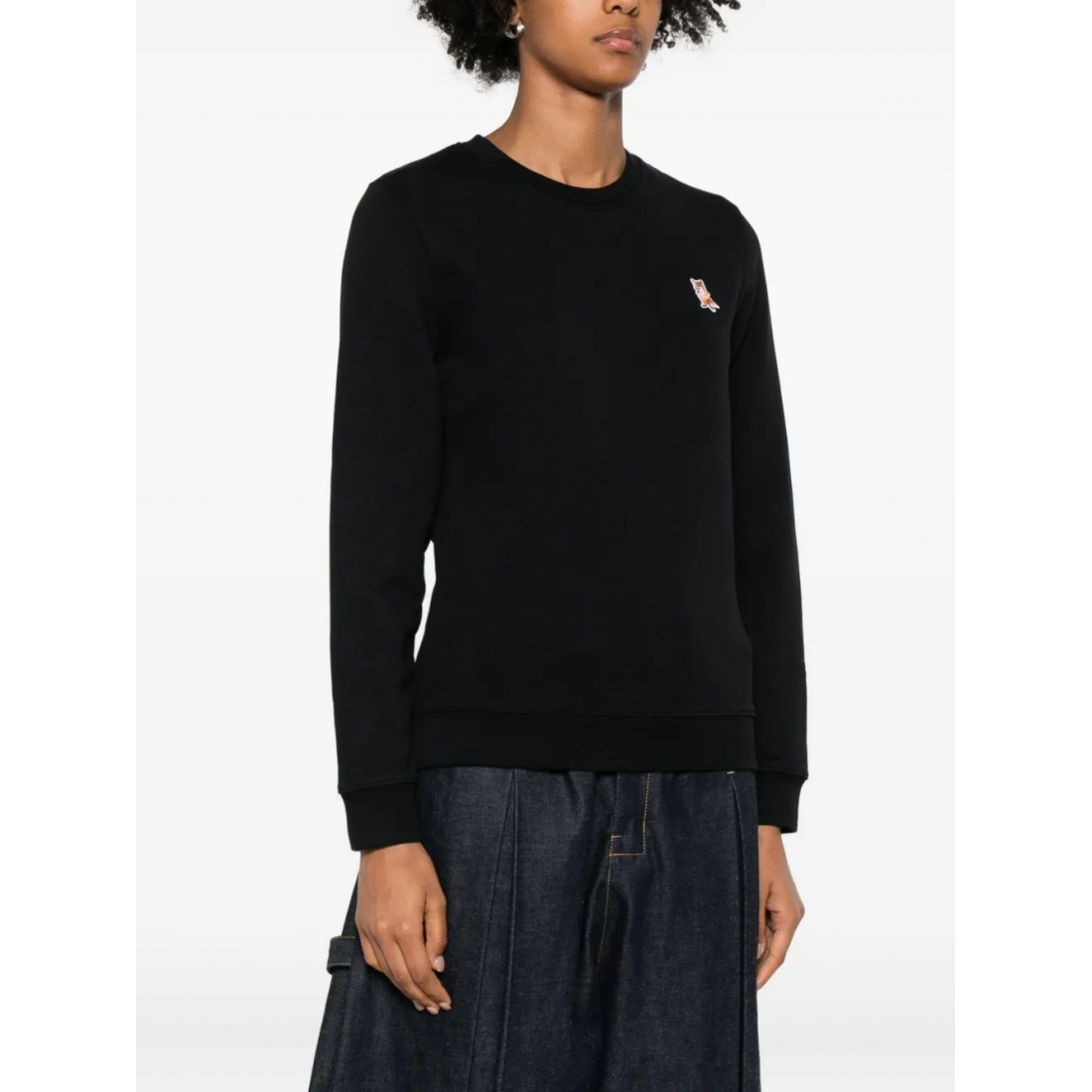 Women's 'Fox-Embroidered' Sweatshirt