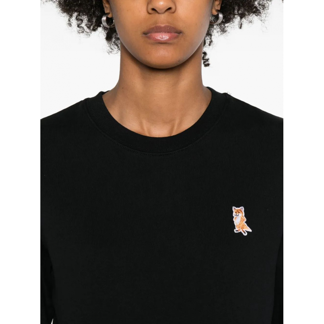 Women's 'Fox-Embroidered' Sweatshirt