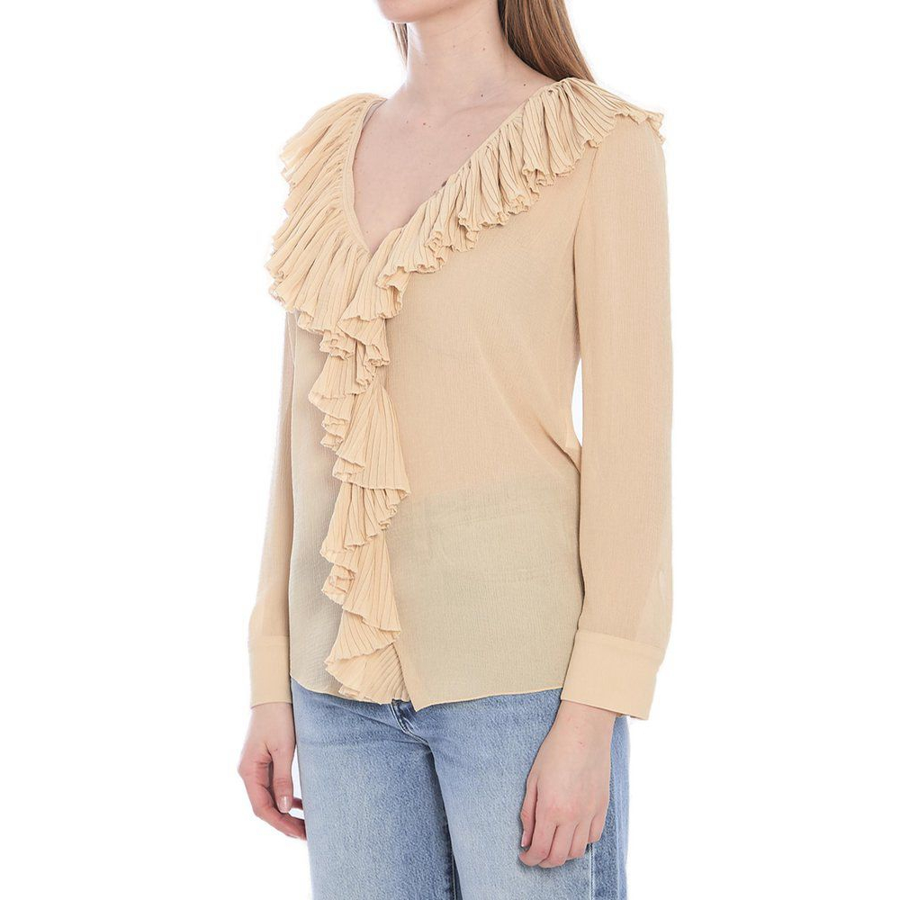 Blouse à manches longues 'Ruffled' pour Femmes
