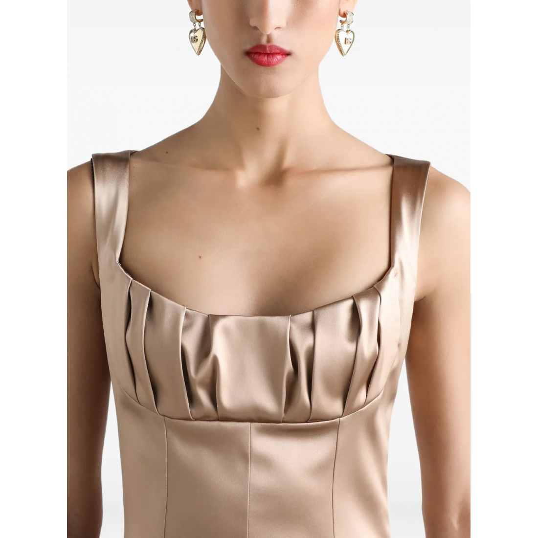 Women's 'Pleat-Detail' Midi Dress