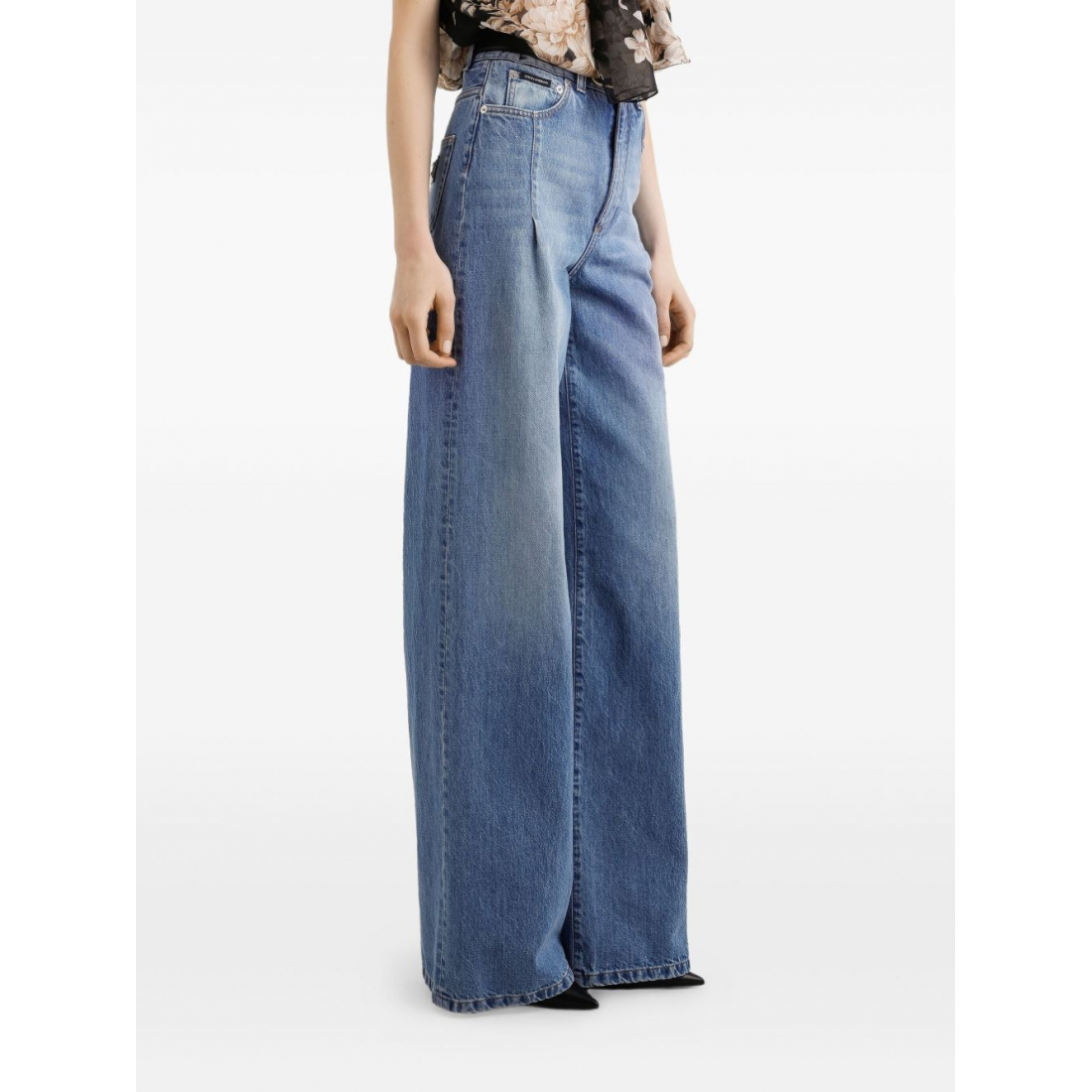 Jeans 'Pleat-Detail' pour Femmes