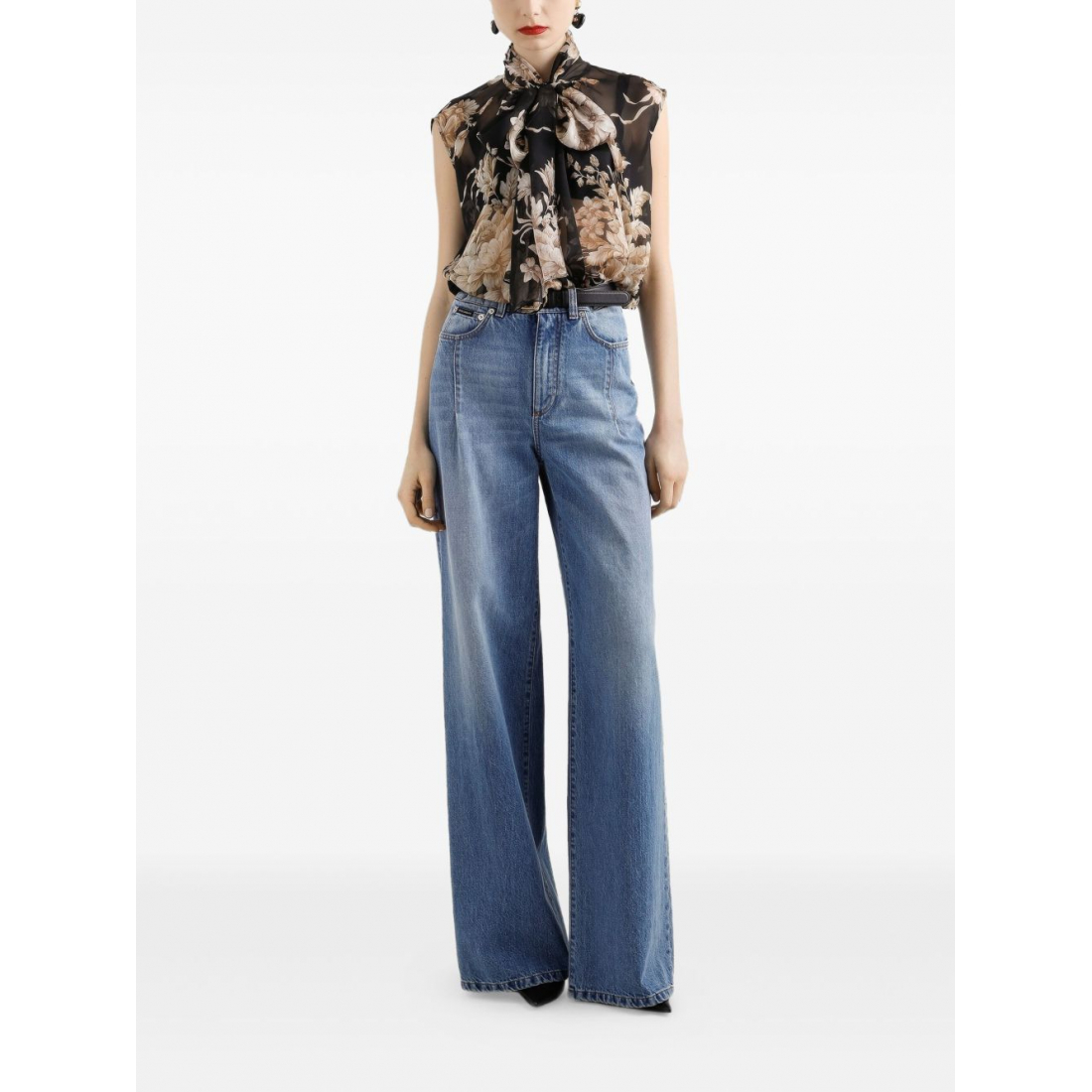 Jeans 'Pleat-Detail' pour Femmes