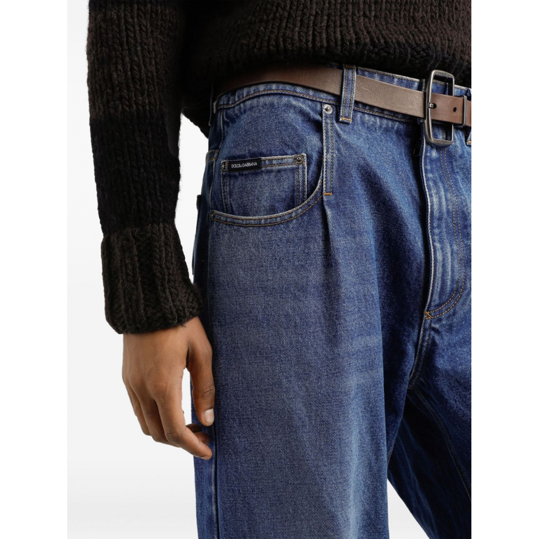 Men's 'Logo-Plaque' Jeans