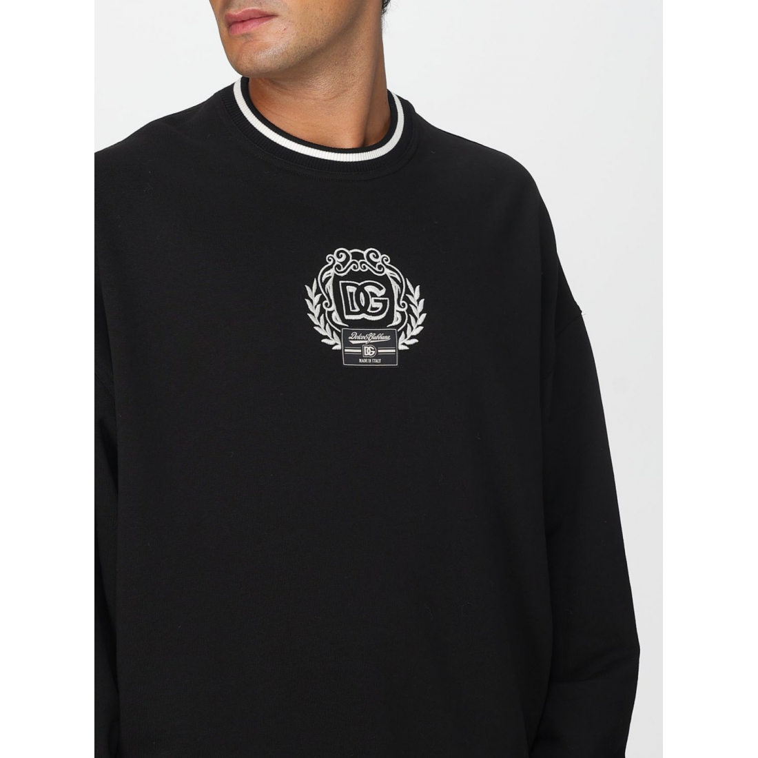 Pull 'Logo-Detail Ribbed-Knit' pour Hommes