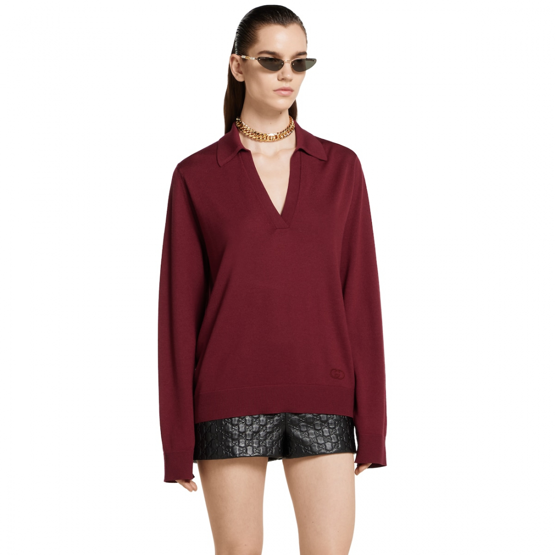 Women's Long-Sleeve Polo Shirt