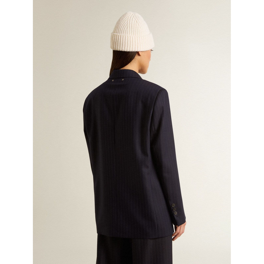 Blazer 'Pinstripe Single-Breasted' pour Femmes