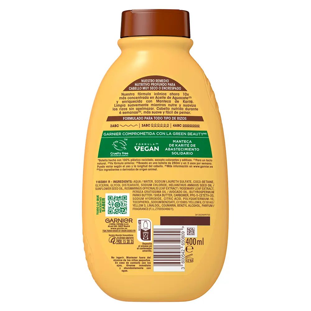 'Original Remedies Avocado Oil & Shea Butter' Shampoo - 400 ml