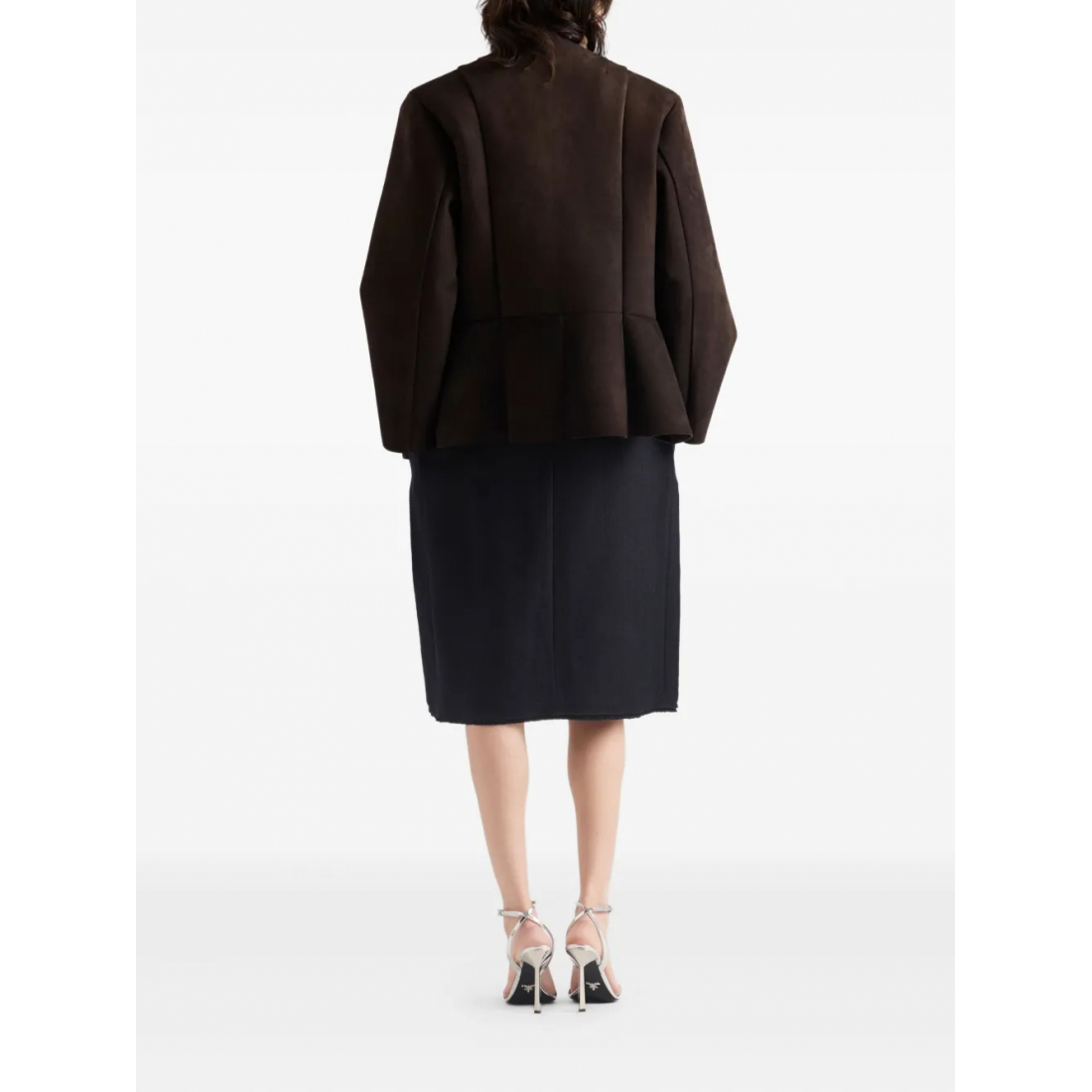 Jupe Midi 'Bow-Detailed Frayed-Edge' pour Femmes