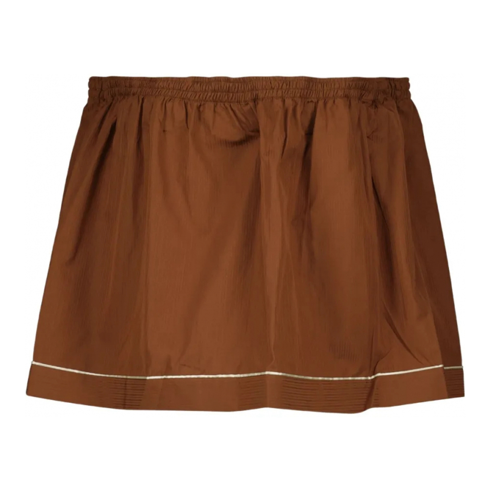 Women's 'Button-Fastening' Mini Skirt