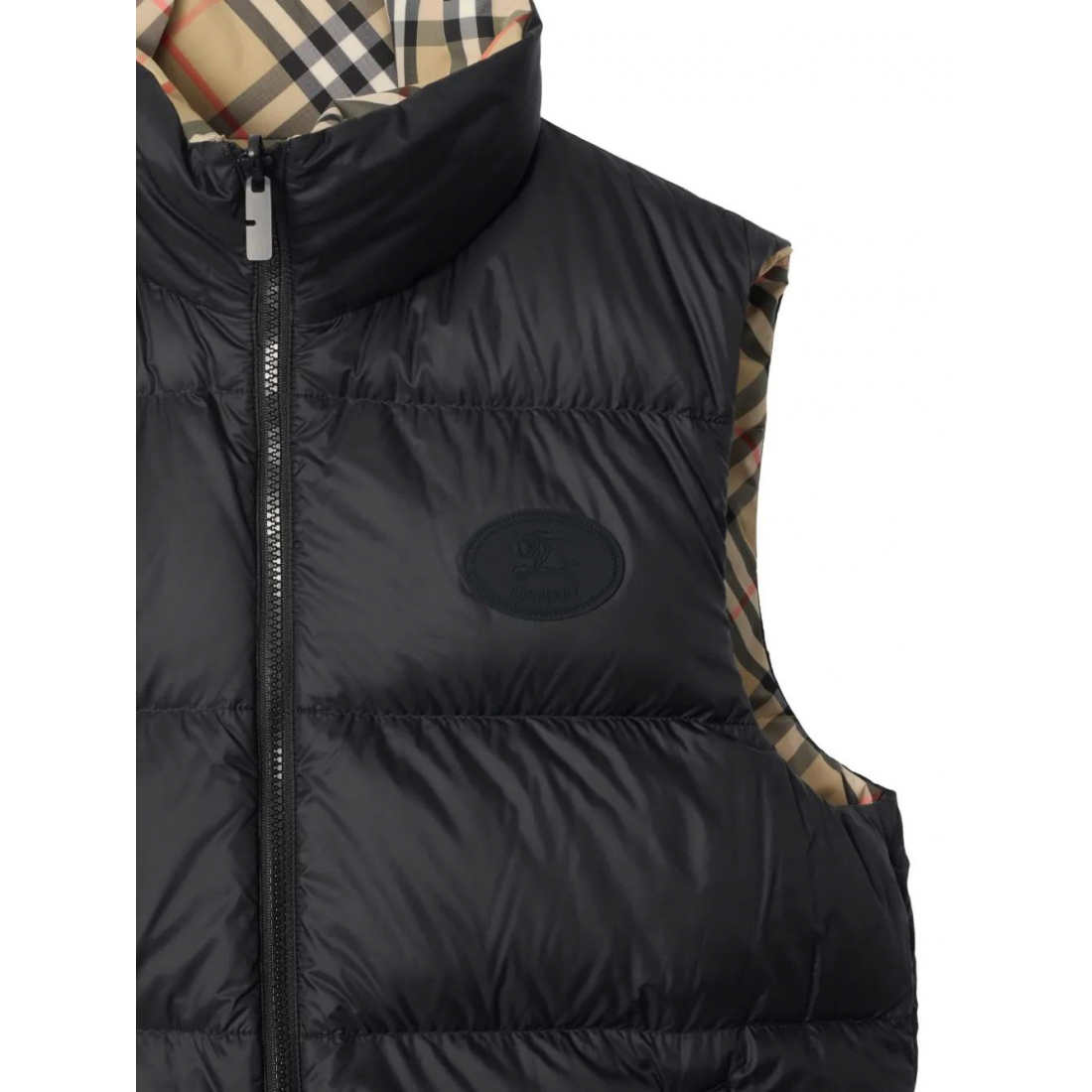 Gilet matelassé 'Reversible check' pour Hommes