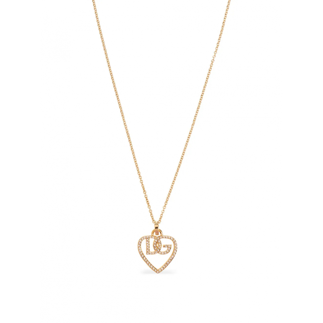 Women's 'Logo-Pendant Crystal-Embellished' Necklace