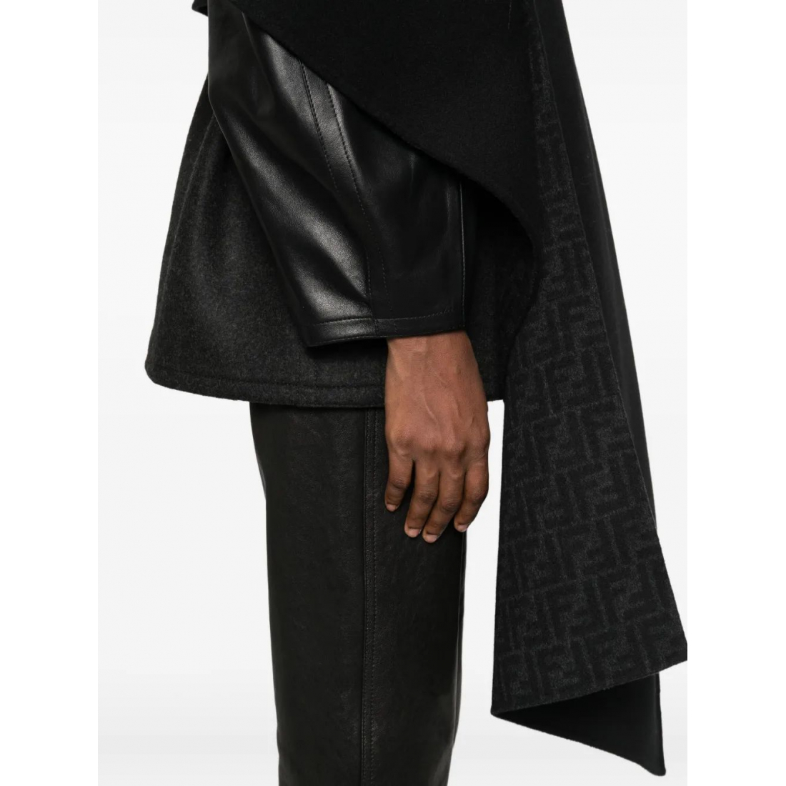 Women's 'Buttoned' Cape