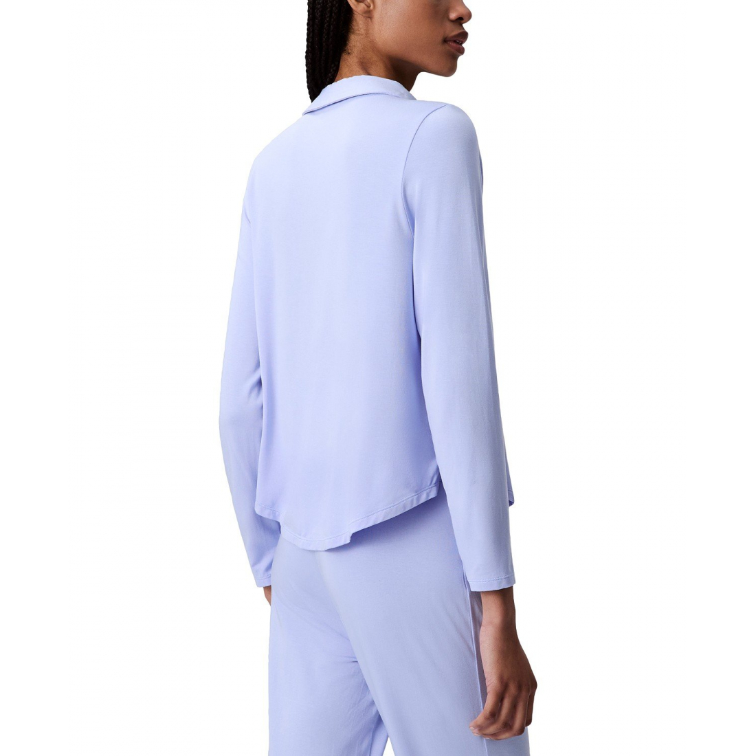 Women's 'Collared Button-Front Sleep' Shirt